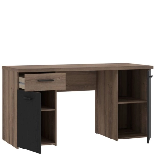 Biurko vintage loft 160x70 cm z 3 szufladami